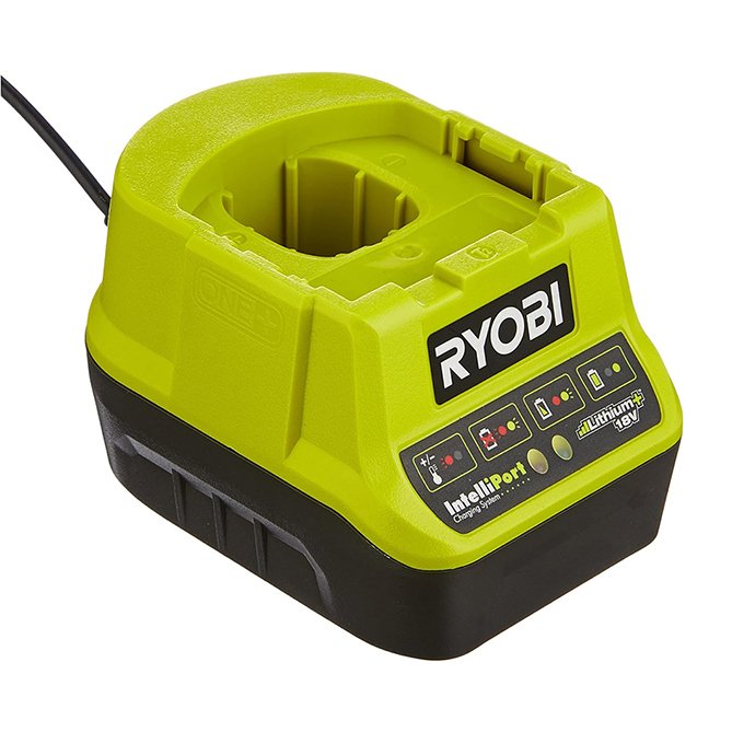 Set batteria + caricabatterie ryobi one+ rc18120-120c, 18v, 2ah
