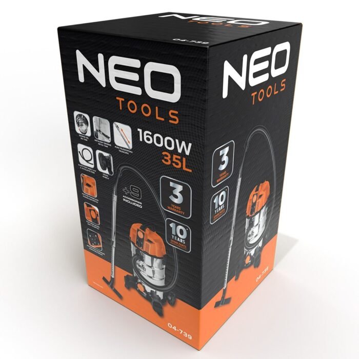 Usisivač 1600W, 35L, NEO TOOLS 04-739 - Image 23
