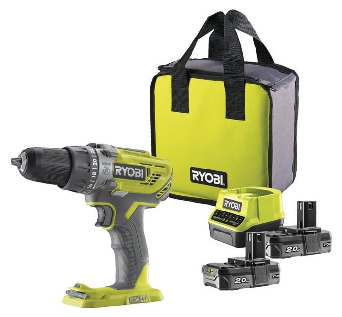 Set – udarna aku. bušilica sa 2 baterije (2Ah) i punjačem 18V ONE+™ – RYOBI R18PD3-220S - Image 5