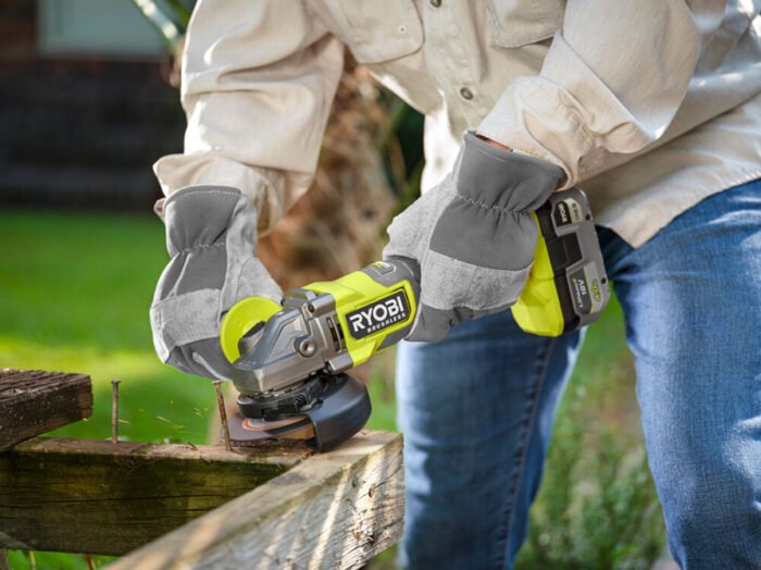 Aku. ugaona brusilica, bez četkica (125mm) 18V ONE+™ – RYOBI RAG18BL-0 - Image 8