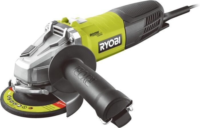 Električna ugaona brusilica 800W - RYOBI RAG800-125G - Image 8