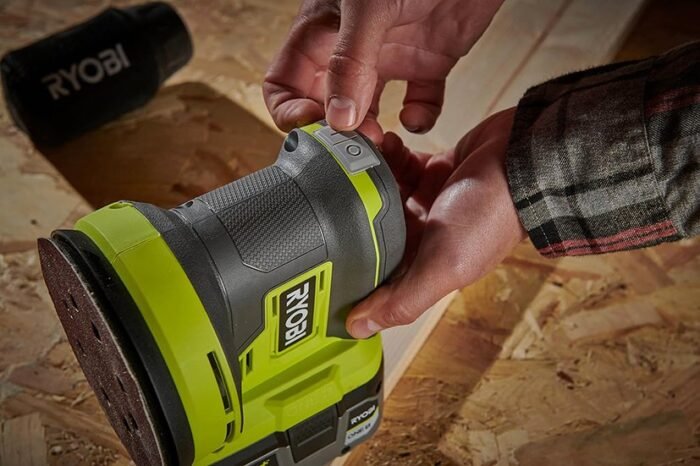 Aku. kružna vibraciona brusilica (125mm) 18V ONE+™ - RYOBI RROS18-0 - Image 9