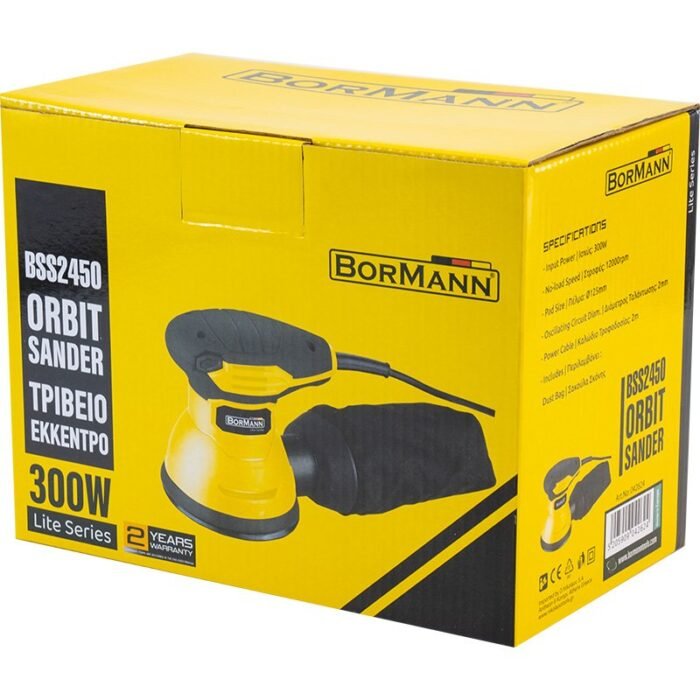 Kružna vibraciona brusilica – BORMANN Lite BSS2450 - Image 8
