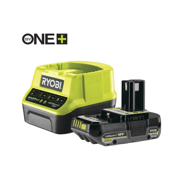 Set - punjač baterija i baterija od 2.0Ah, 18V ONE+™ – RYOBI RC18120-120C - Image 1