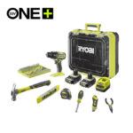 Set alata u koferu (aku. bušilica plus ručni alat i pribor) - RYOBI RDD18-2C20TAH