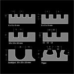 Set gleterica, 8 kom - BIHUI PTSJG8 - Slika 10
