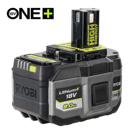 Baterija (HIGH ENERGY) 8.0Ah, 18V ONE+™ Lithium+™ - RYOBI RB1880T