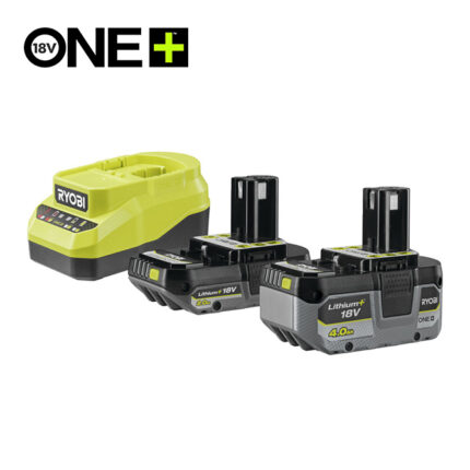 Set – punjač baterija sa baterijama od 2.0Ah i 4.0Ah, 18V ONE+™ – RYOBI RC18120A-242X