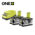 Set – punjač baterija i dve baterije od 5.0Ah, 18V ONE+™ – RYOBI RC18120A-250