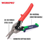 Makaze za lim (desni rez) – WORKPRO WP214019 - Slika 2