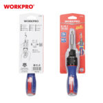 Višenamenski odvijač 6-u-1 „Double Drive“ - WORKPRO WP221069 - Slika 9