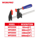 Stega stolarska brza (jednoručna) – WORKPRO - Slika 4