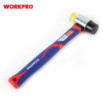 Čekić dvostrani (guma/plastika) sa drškom od fiberglasa – WORKPRO WP241036