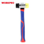 Čekić dvostrani (guma/plastika) sa drškom od fiberglasa – WORKPRO WP241036 - Slika 2