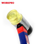 Čekić dvostrani (guma/plastika) sa drškom od fiberglasa – WORKPRO WP241036 - Slika 3