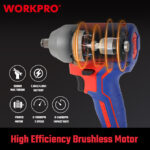 Akumulatorski udarni ključ, 20V (Li-Ion) – WORKPRO WP390200 - Slika 4