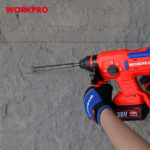 Aku. čekić-bušilica SDS+ (bez četkica), 20V – WORKPRO WP390300 - Slika 8