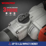Aku. čekić-bušilica SDS+ (bez četkica), 20V – WORKPRO WP390306 - Slika 3