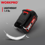 Baterija 20V MAX (Li-Ion) od 4,0 Ah – WORKPRO WP395002 - Slika 3