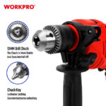 Električna udarna bušilica 710W,  13mm (Top cena) – WORKPRO WP470203 - Slika 4