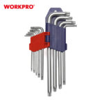 Ključevi imbus Torx (sigurnosni), set (9 kom) – WORKPRO WP222002 - Slika 2