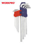 Ključ Imbus (Hex) produženi, set (9 kom) – WORKPRO WP222005 - Slika 2