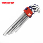 Ključ Imbus (Hex) produženi, set (9 kom) – WORKPRO WP222005 - Slika 3