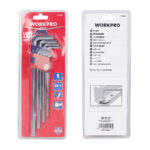 Ključ Imbus (Hex) produženi, set (9 kom) – WORKPRO WP222005 - Slika 9