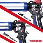 Pištolj za silikon, profesionalni (Heavy Duty) – WORKPRO  WP224001 - Slika 3
