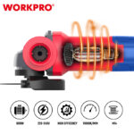 Električna ugaona brusilica 800W, 115 mm – WORKPRO WP472003 - Slika 6